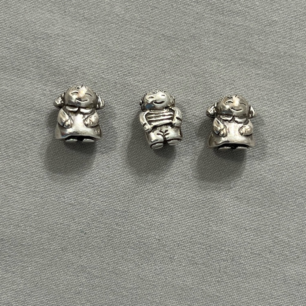 Silver Angel Bead Charms